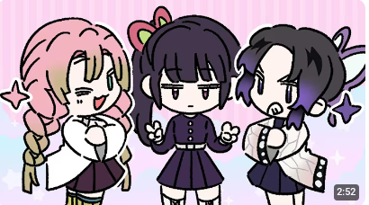 mitsuri kanao and shinobu bieng besties