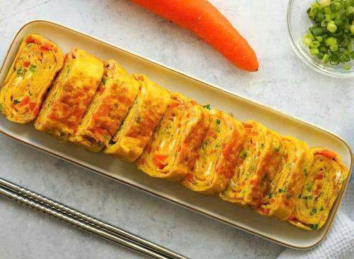 Korean Five-Color Egg Roll