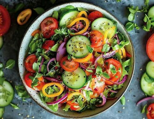 Fresh Rainbow Salad