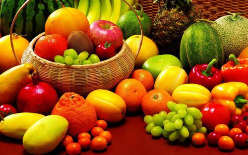 Arrangement of fruits