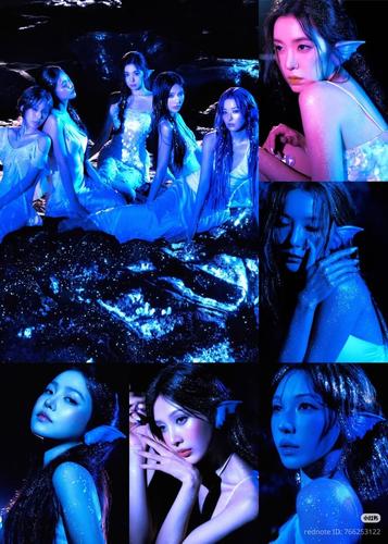 red velvet azul uaaaaaaaauuuu
