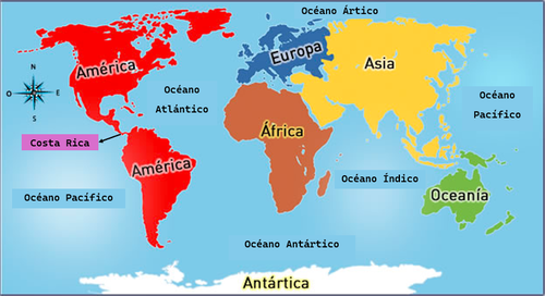 CONTINENTES Y OCEANOS