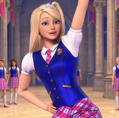 Barbie princess school