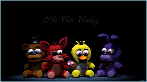 Solve Fnaf 5 - All animatronics jigsaw puzzle online with 45 pieces