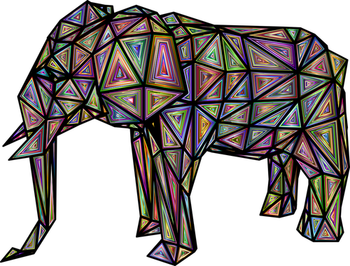 A triangular elephant