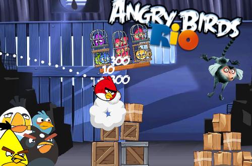 angry birds red and little birds
