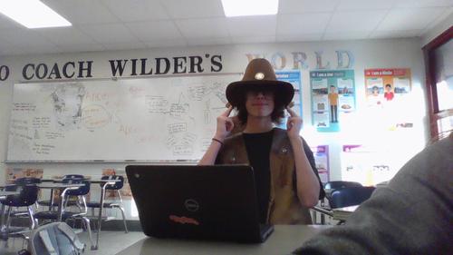 cowboy i found in the classroom on the loose