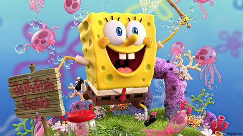 SpongeBob to catch jellyfish