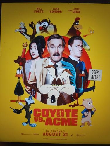 Coyote Vs Acme Uk Poster