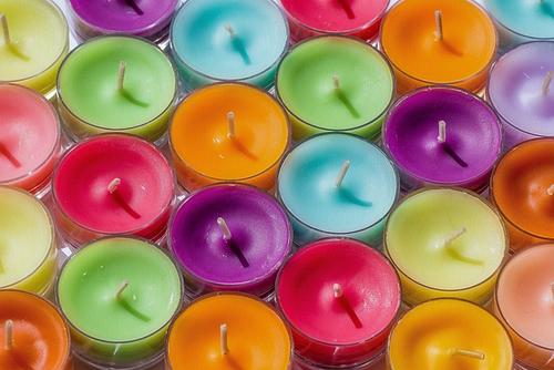 velas color