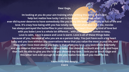 Gage Letter