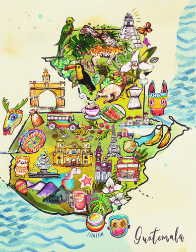 Guatemala map