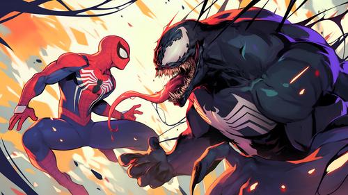 Spiderman vs Venom