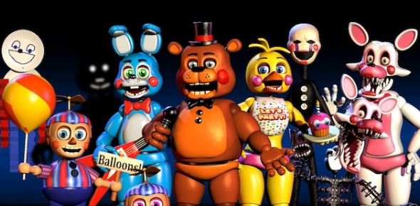 Solve FNAF - Kinder Fnaf 2 Animatronics jigsaw puzzle online with