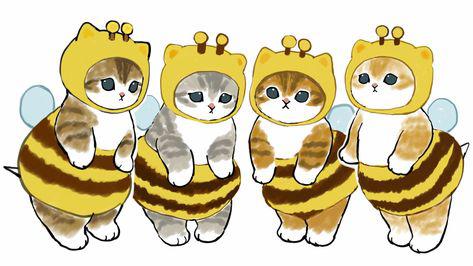 Gatinhos abelha