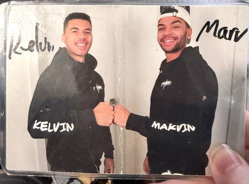 Kelvin und Marvin Autogrammkarte