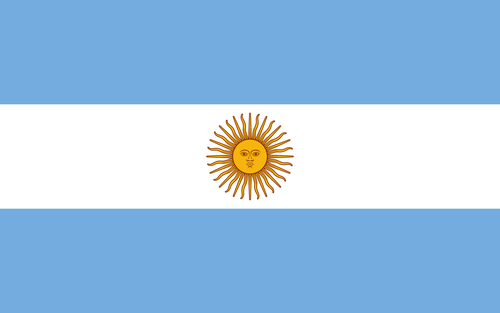 Musa candela Aldana - Bandera Argentina
