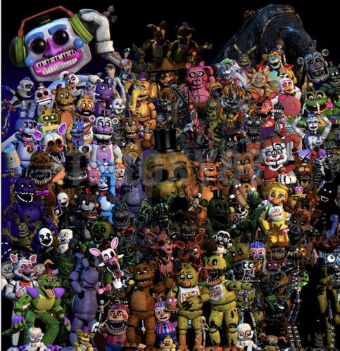 Fnaf 1 Band - online puzzle