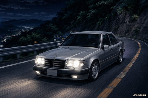 The Mercedes-Benz 500E - Initial D