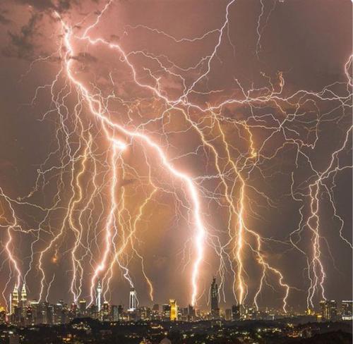 Lightning Over Kuala Lumpur