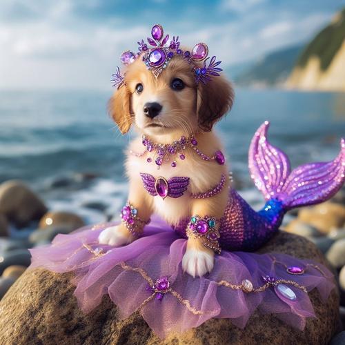 Mermaid puppy