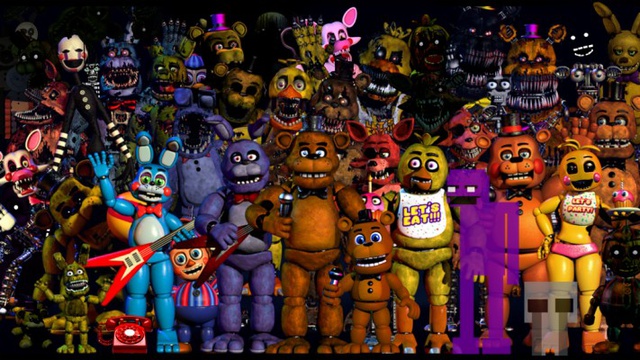 Nightmare FNaF people Jigsaw Puzzle Online - Jigsaw 365