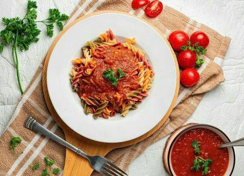 Tri-Color Rotini with Marinara