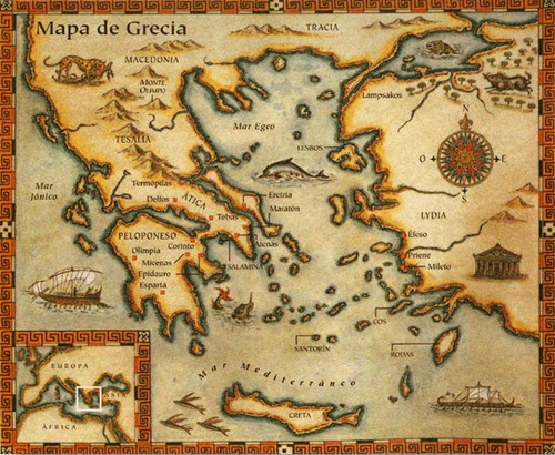Geografía Mapa De Grecia
