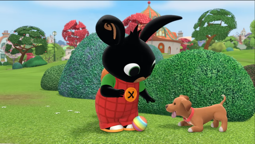Bing Flop Dog Palla Colorata