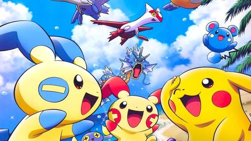 Pokémons, outro time, nomes embaixo da foto - puzzle online