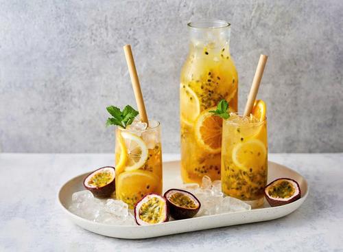 Passion Fruit and Citrus Iced Tea