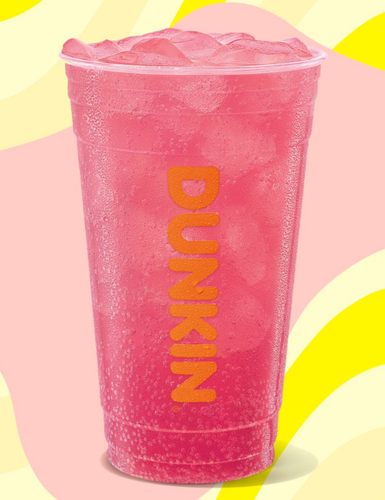 Pink spritz Dunkin refresher