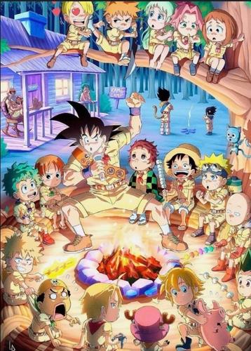 Anime campfire