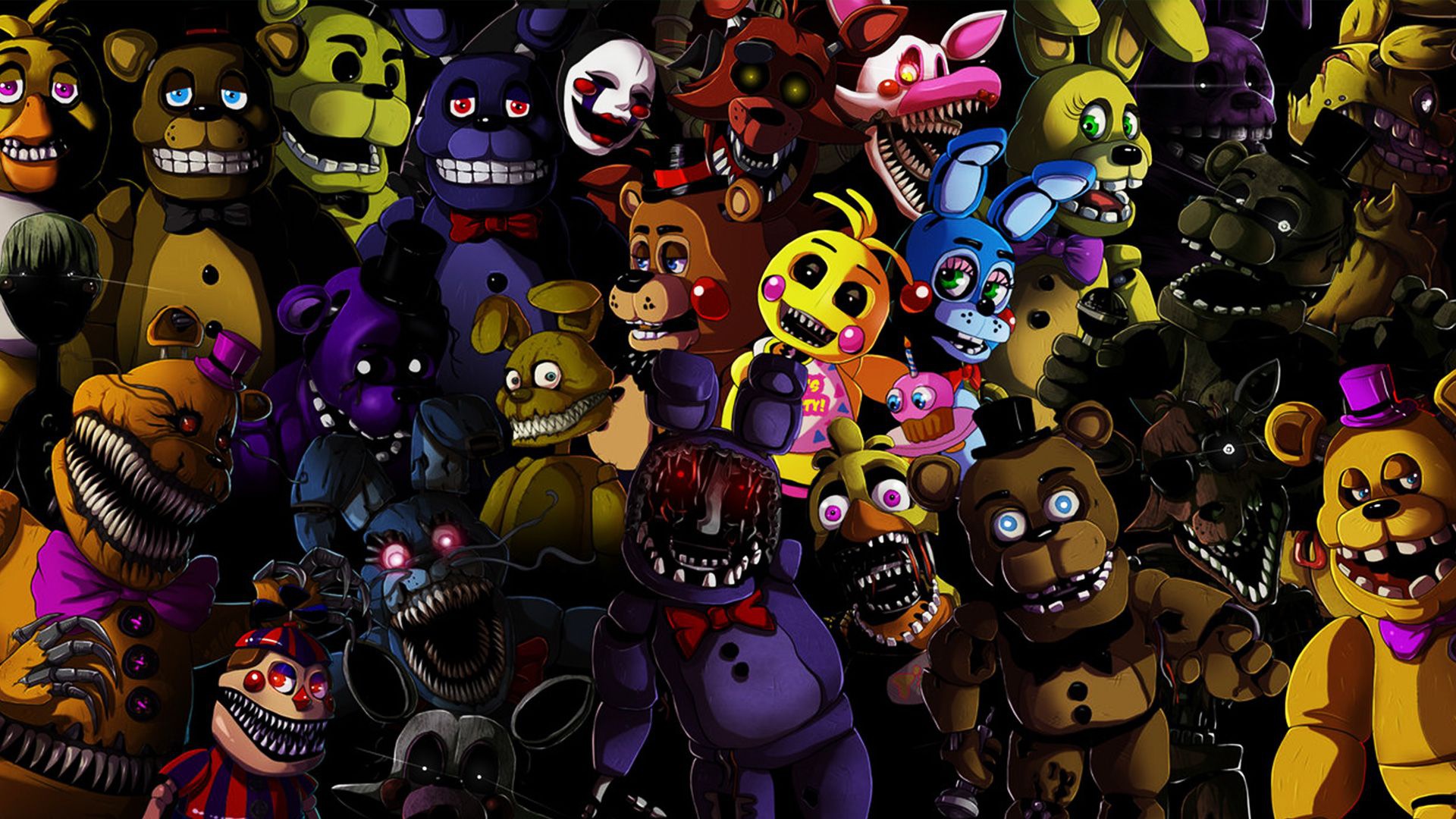 Fnaf Animatronics - puzzle online