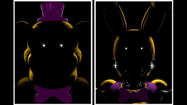 Shadow Freddy, Fredbear and Spring Bonnie