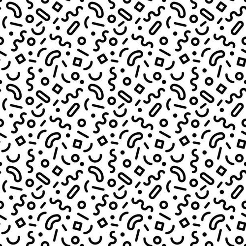 swirly pattern with doodles