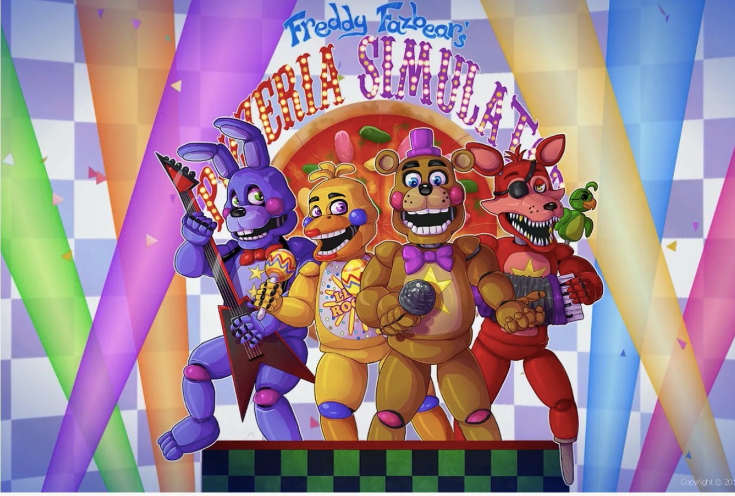 Spring Bonnie and Fredbear Jigsaw Puzzle Online - Jigsaw 365