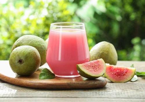 Fresh Pink Guava Juice