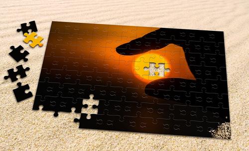Sun Sand Hand Puzzle