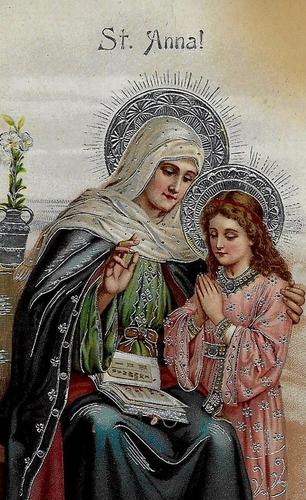 St Anne with Blessed Virgin Mary