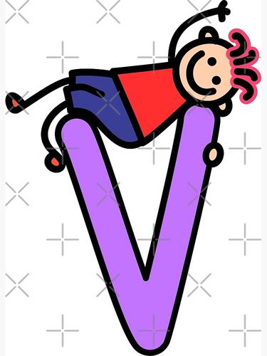 letra v