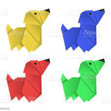 Perro de origami