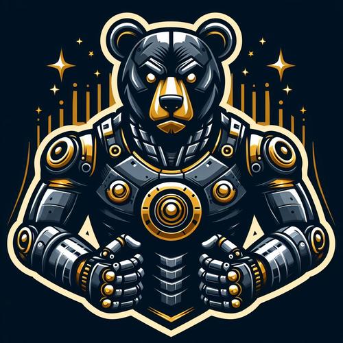 Robot Bear Mascot