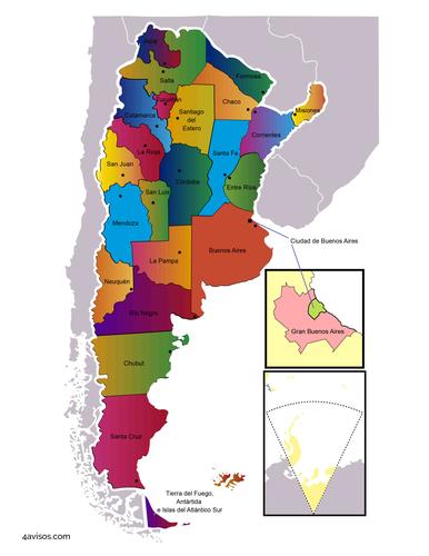 Mapa de Argentina 2