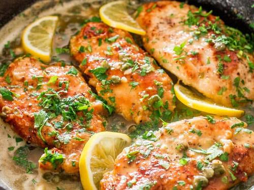 Lemon Capers Chicken