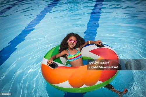 Girl Swimming in the pool