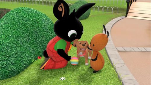 Bing Flop Dog Palla Colorata