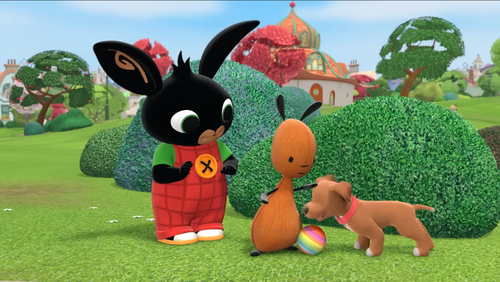 Bing Flop Dog Palla Colorata