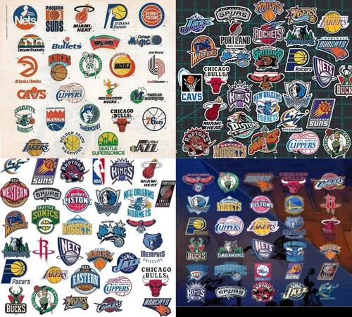 NBA Logos by Decades