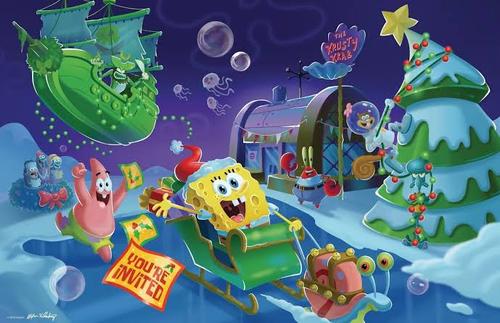 3D Spongebob Chirstmas